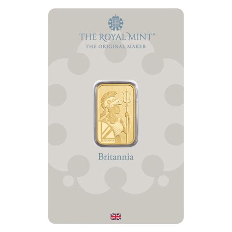 Sztabka 5 g Złota The Royal Mint Britannia Smocza Mennica