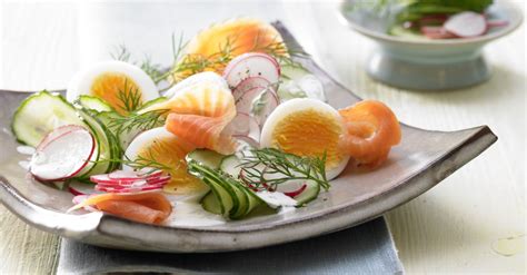 Lachs Gurken Salat Low Carb Lunch Rezept Eat Smarter