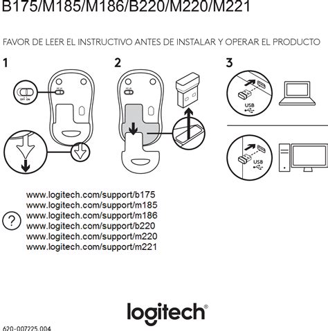 Logitech Far East MR0078 Wireless Mouse User Manual