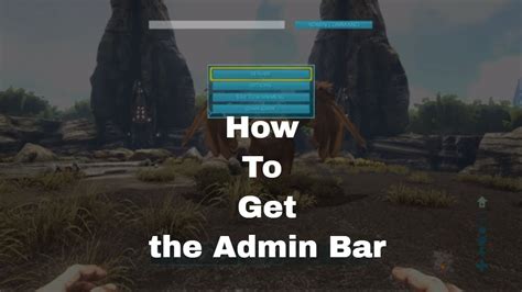 Ark Survival Evolved How To Get The Admin Barcommands Youtube