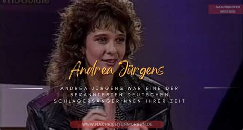 Andrea Jürgens Eine Legende Der Deutschen Schlagerwelt