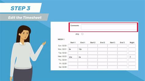 Tempus Unlimited Printable Timesheet