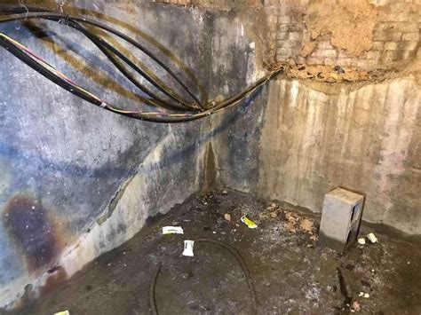 Basement Systems Of Indiana Before After Photo Set Wet Moldy