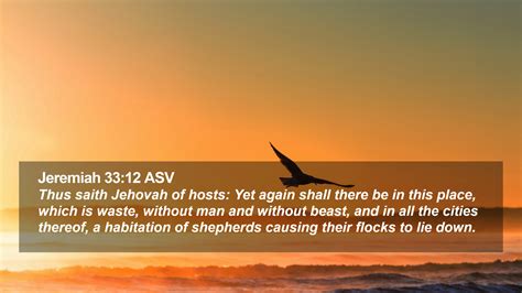 Jeremiah Asv Desktop Wallpaper Thus Saith Jehovah Of Hosts Yet