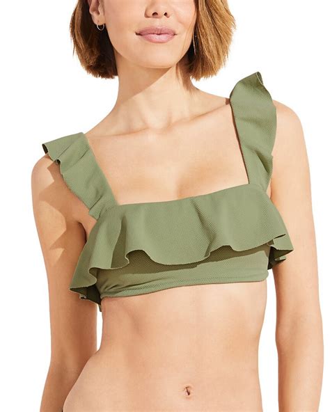 Buy Eberjey Pique Jane Bikini Top Nocolor At Off Editorialist