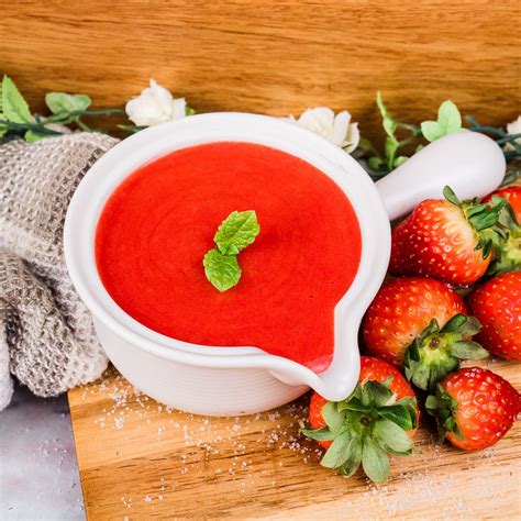 Strawberry Coulis Sauce Frozen Or Fresh Strawberries By Flawless Food