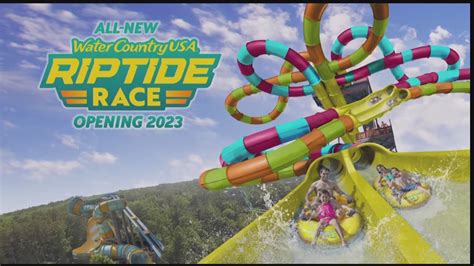 All New Riptide Race Waterslide To Open At Water Country USA In 2023