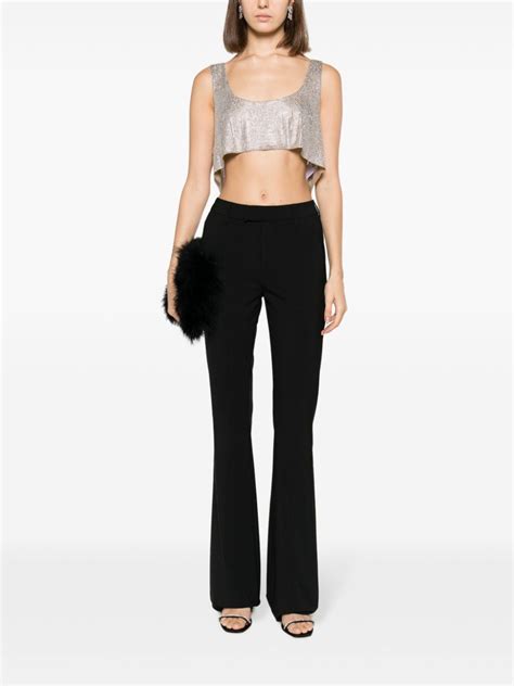 Giuseppe Di Morabito Rhinestone Embellished Cropped Tank Top Farfetch