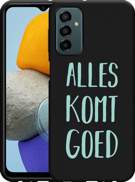 Cazy Hoesje Zwart Geschikt Voor Samsung Galaxy M23 Alles Komt Goed Bol