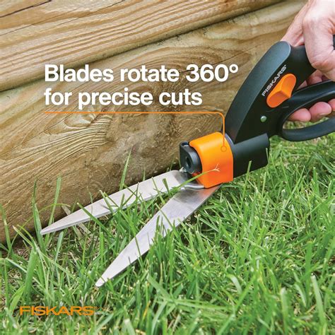 Fiskars Shear Ease Grass Shears Stainless Steel Blades