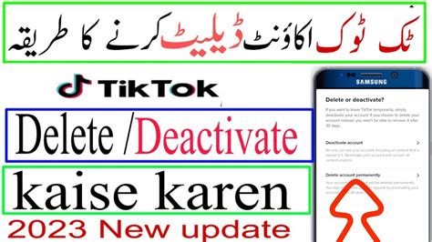 How To Delete Tiktok Account Permanently Tiktok Account Delete