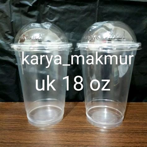 Jual Gelas Plastik Tebal Uk Oz Pp Cup Tutup Roll Isi Pcs