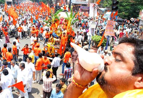 Hanuman Jayanti Rally Taken Out By Devotees In Hyderabad