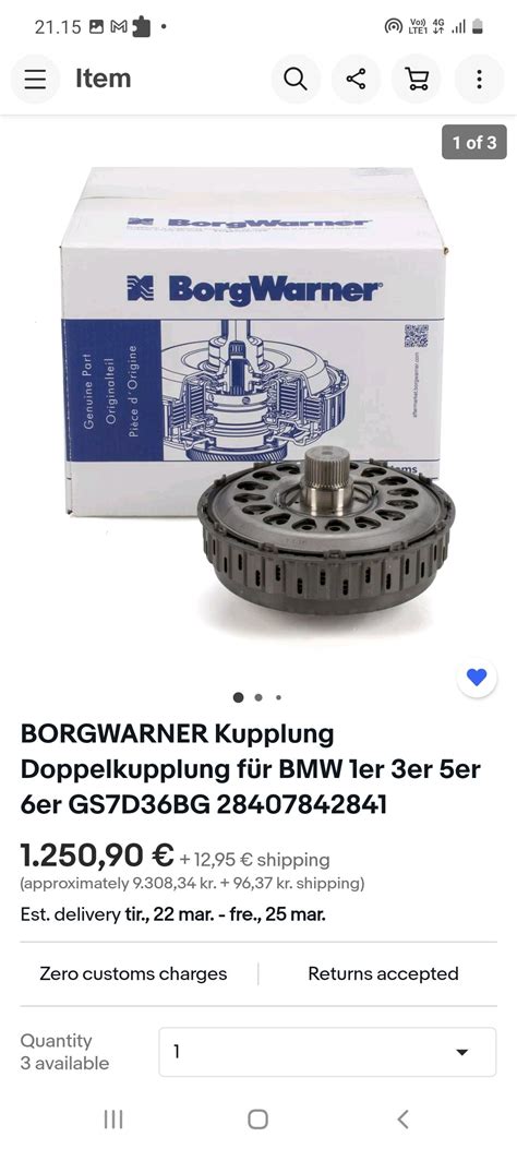 Borgwarner clutch bmw m6 | BimmerFest BMW Forum