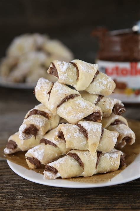 Nutella Rogaliki Russian Rugelach Recipe Alyonas Cooking