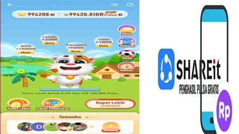 Simak Seluruh Tahapan Dapat Pulsa Gratis Di SHAREit Aplikasi Penghasil