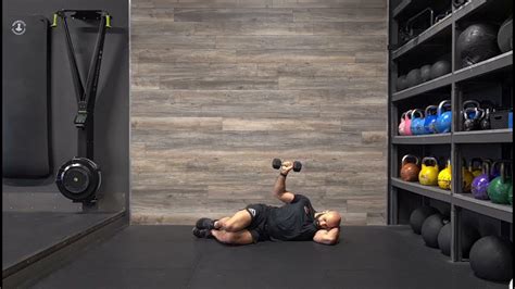 Side Lying Dumbbell Shoulder External Rotation Youtube