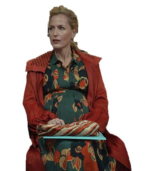 Sex Education Jean Milburn Coat Gillian Anderson Brown Trench Coat