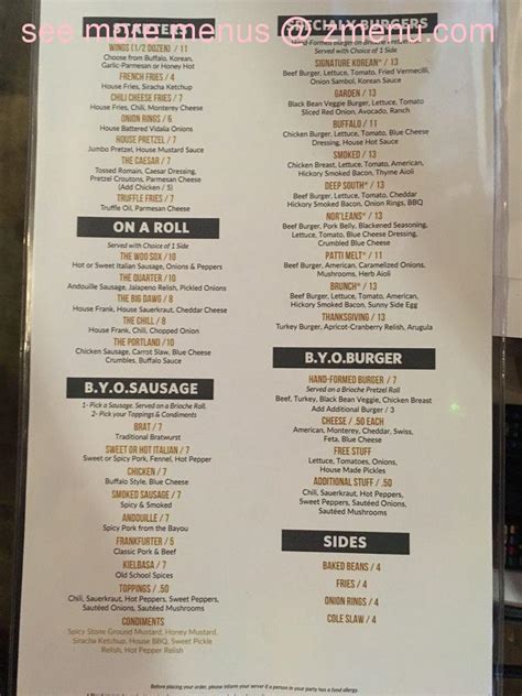 worcester beer garden menu - Nakisha Charles