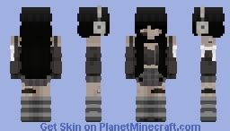 e-girl 🖤 Minecraft Skin