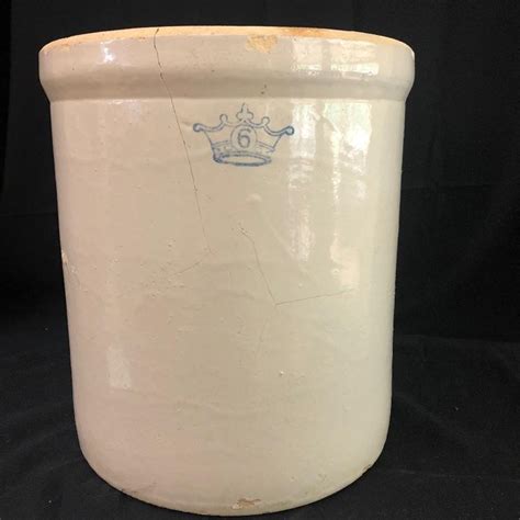 Lot 108 No 6 Stoneware Crock