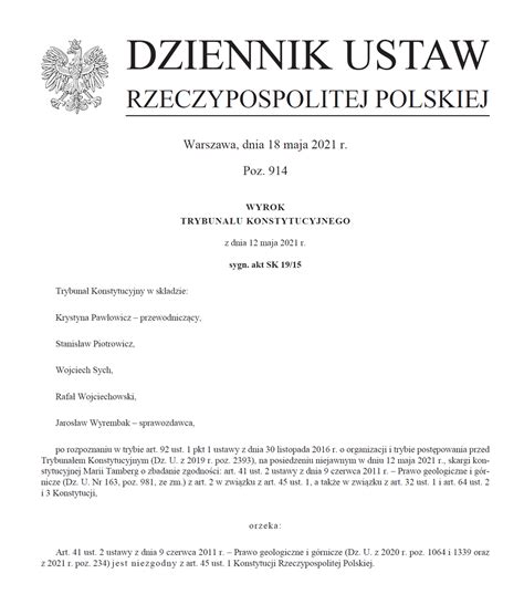 Joanna on Twitter RT GolinskiDariusz Otóż wyrokiem SK 19 15 uznano