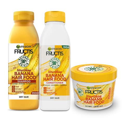 Garnier Fructis Hair Food Nourishing Banana Shampoo Conditioner 3