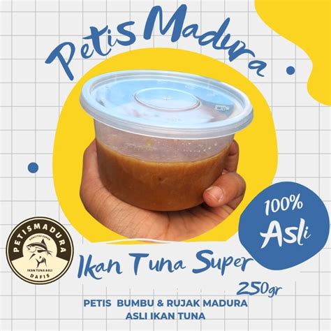 Jual Petis Ikan Tuna Kualitas Super Asli Madura Gr Shopee Indonesia