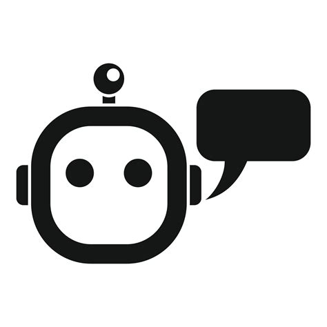 Smart Chatbot Icon Simple Style Vector Art At Vecteezy