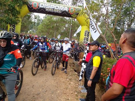 Peringati Haornas Ke 40 Gowes Explore Riam Kanan Diikuti 700 An Peserta