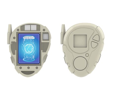 Archivo Stl Caja De Cartas Digivice Tcg Inspirada En Digimon Adventure