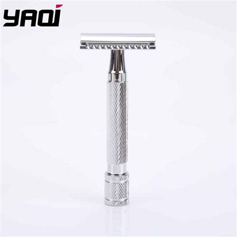 Yaqi Chrome Brass Heavy Handle Wet Safety Razor Grandado