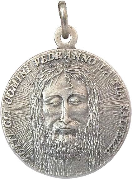 Medalla Del Santo Rostro De Cristo El Rostro De La S Bana Santa