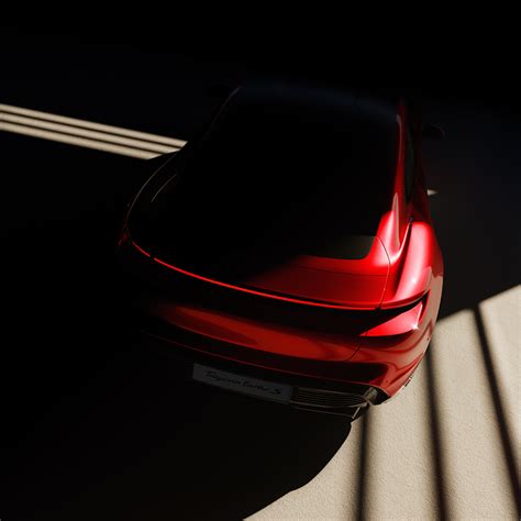 Porsche Taycan Full Cgi Behance