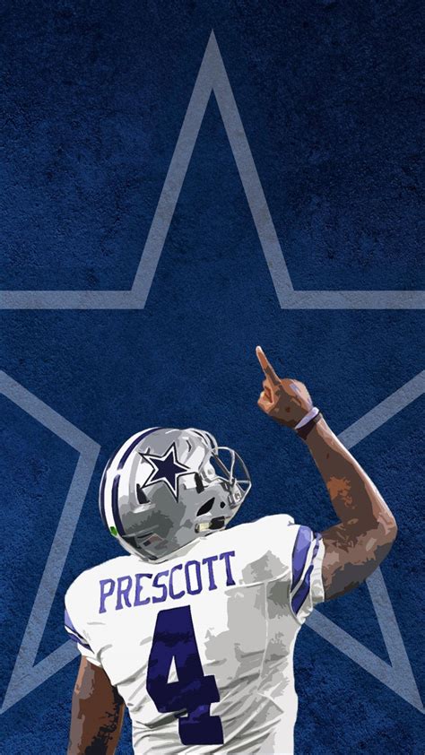 Descargar Fondos De Fondode Pantalla De Estrella Azul De Dak Prescott