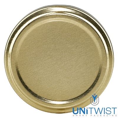 Twist Off Rundglas 2650ml Mit Goldenem BioSeal Deckel TO100 UNiTWIST