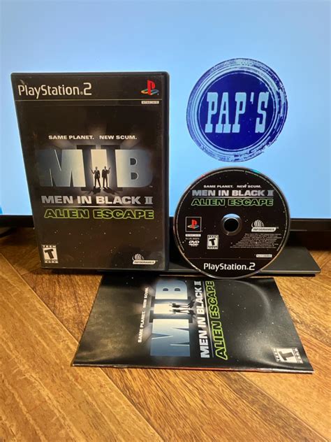 Men In Black II Alien Escape Item Box And Manual Playstation 2