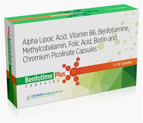 Benfotiamine Alpha Lipoic Acid At Best Price In Jaipur Steris Healthcare Private Limited