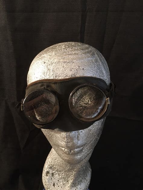 Antique Willson Safety Goggles Round Lenses Welding Goggles Etsy