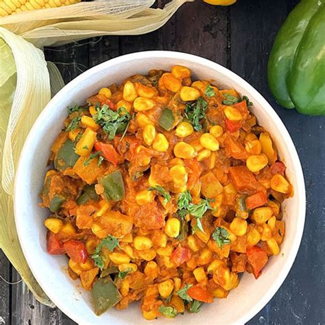 Paneer Corn Capsicum Ki Sabzi Lunch Chetnas Kitchen