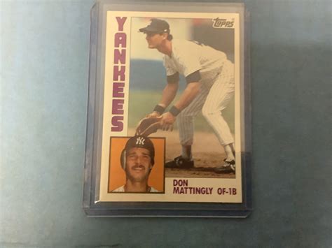 1984 Don Mattingly Rookie Card | Etsy