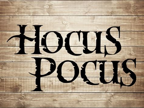 Hocus Pocus Font Free Dafont Free