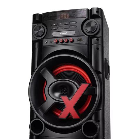 Caixa Amplificada Amvox ACA 1005 Titan 1000w RMS Auto Falante Potente