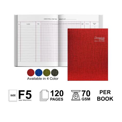 Campap Premium 70gsm Check Roll Book 120pages CA3141 F5 Shopee