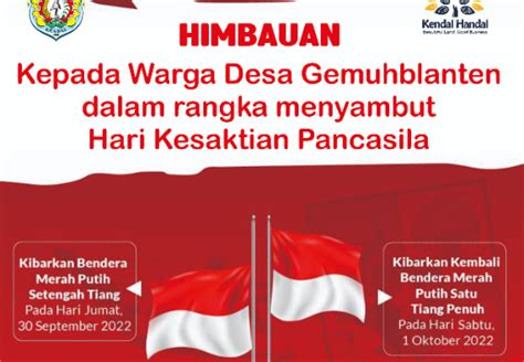 Tema Hari Kesaktian Pancasila Kabupaten Kendal