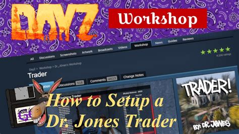 Dayz How To Setup Dr Jones Trader Mod For Pc Youtube