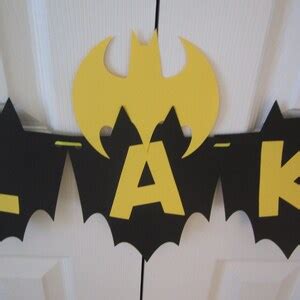 Batman Birthday Banner Personalized With Name - Etsy