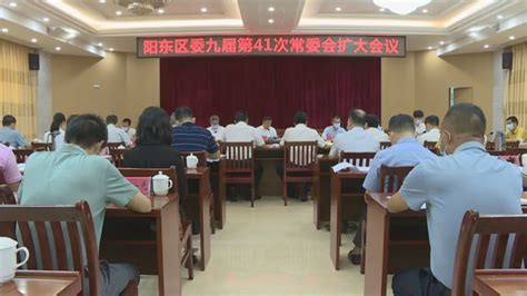 阳东区委召开九届第41次常委会扩大会议 阳江市阳东区人民政府门户网站