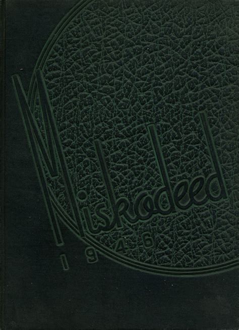 1946 Yearbook From Mishawaka High School From Mishawaka Indiana For Sale