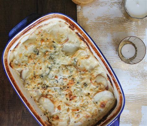 Blue Cheese Potatoes Au Gratin